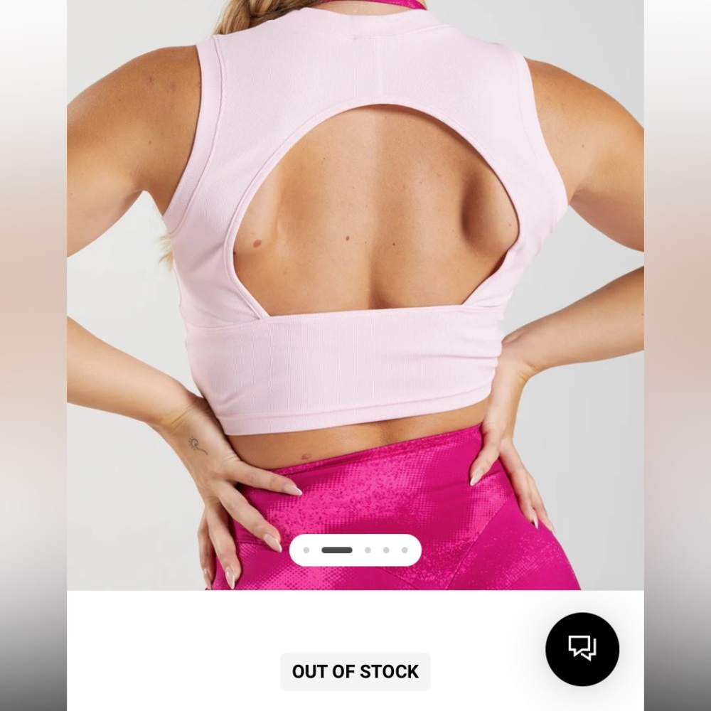 Gymshark Power Ribbed Midi Tank - Picture 2 of 4